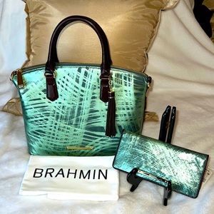 NWT “Sold Out” “Hard To Find” Brahmin Hunter Mayara Duxbury with Ady Wallet